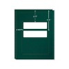 ComplyRight Double-Window Tax Presentation Folder Emerald Green 50/Pack (FG04) - 3 of 4