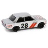 1970 Nissan Datsun 510 #28 Silver Metallic and White with Red "Texaco Special Edition" 1/64 Diecast Model Car by Greenlight - 4 of 4