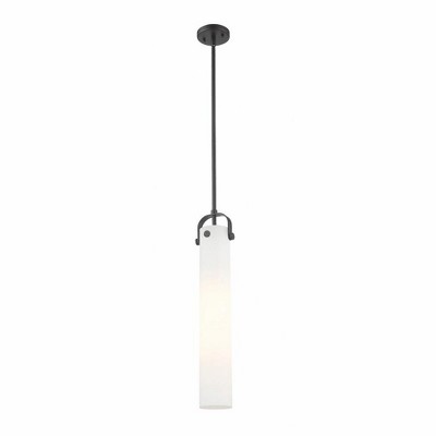 Pilaster - 1 Light Stem Hung Pendant In Industrial Style-14.5 Inches Tall and 5 Inches Wide