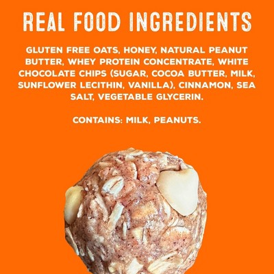 simplyFUEL Cinnamon Roll Whey Protein Balls - 8g Protein - 8oz