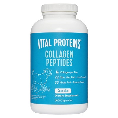 Vital Proteins Collagen Peptides Dietary Supplement Capsules - 360ct