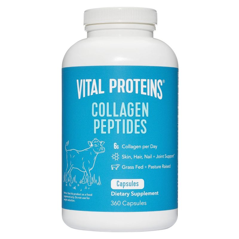 Vital Proteins Collagen Peptides Dietary Supplement Capsules - 360ct, 1 of 11