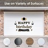 Big Dot of Happiness Adult Happy Birthday - Gold - Peel and Stick Birthday Party Decoration - Wall Decals Backdrop - 2 of 4