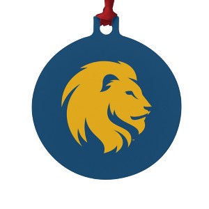 Texas A and M University Commerce Primary Logo Aluminum Holiday Christmas Tree Ornament  3.0" (7.6 cm) x 3.37" (8.6 cm) - 1 of 4