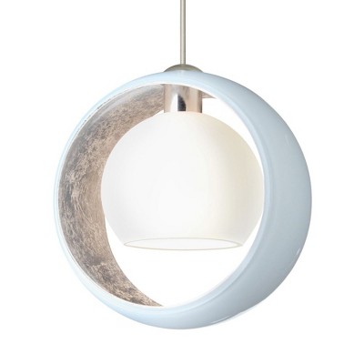 Besa Lighting Pogo 1 - Light Pendant in  Satin Nickel