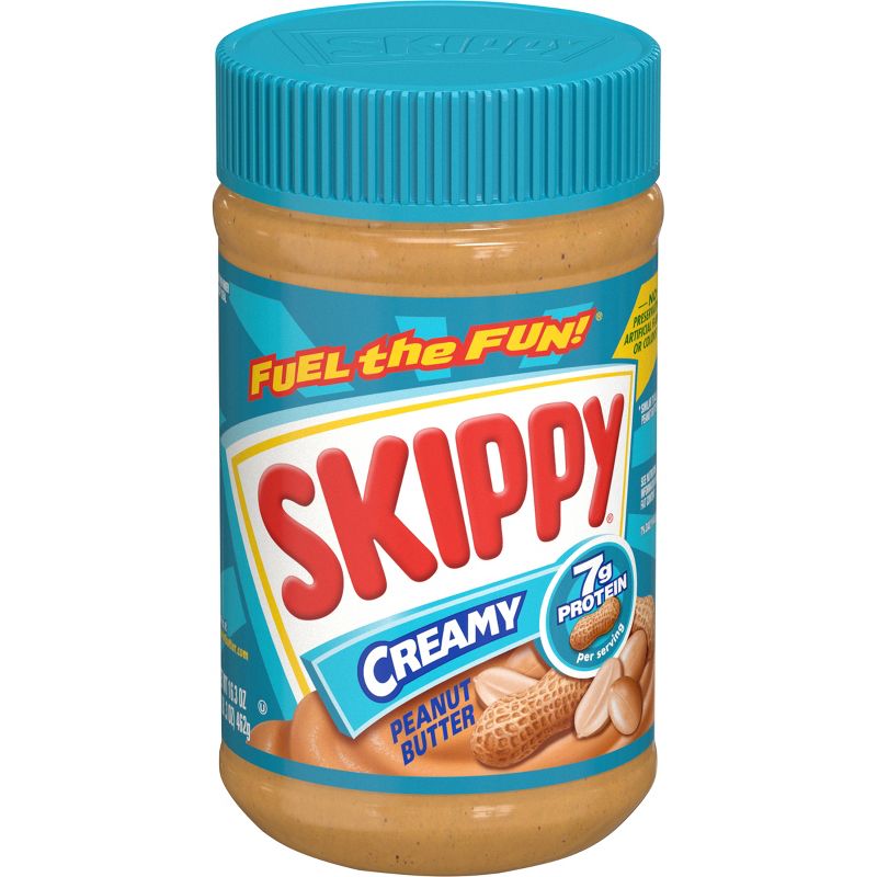 Skippy Creamy Peanut Butter - 16.3oz, 1 of 18