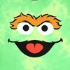 Sesame Street Oscar the Grouch Adult Green Tie Dye Short Sleeve Tee - 4 of 4