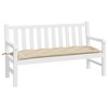 vidaXL Garden Bench Cushion Beige 59.1"x19.7"x2.8" Oxford Fabric - 3 of 4