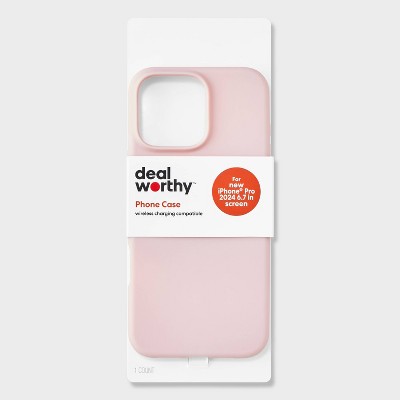 Apple iPhone 16 Pro Max Case - dealworthy™ Pink