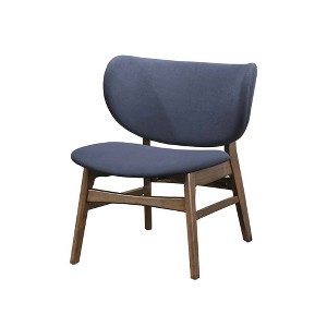 New Classic Furniture,Adler Upholstered Lounge Chair, Dark Blue - 1 of 4