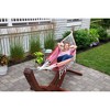 Hammock in a Bag Striped - Pink - Sol Living: Outdoor Double Swing, No Assembly, Waterproof - 3 of 4