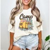Simply Sage Market Women's Camp Happy Short Sleeve Garment Dyed Tee - 2 of 3