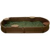 Modern Home 6ft Oval Weather Resistant Outdoor Sandbox Kit w/Cover - 4 of 4