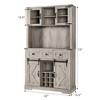 Farmhouse Buffet Cabinet with Storage - 3 of 4