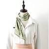 Anna-Kaci Women's Small Floral Print Soft Silky Scarf with Lightweight Soft Fabric Versatile Square Neck and Hair Accessory - 2 of 4