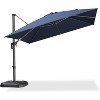 PURPLE LEAF 10 Feet Patio Umbrella Outdoor Cantilever Square Umbrella Aluminum Offset Umbrella with 360-degree Rotation for Garden Deck Pool Patio - 2 of 4