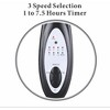 Optimus FNOP1872 Black Fan 18" Oscillating Stand Remote - 3 of 4