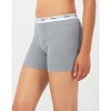 Hanes Originals Women's Mid-Thigh Boxer Brief Underwear, Breathable Stretch Cotton, 4-Pack - 4 of 4