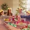 10 Pack Luxurious Golden Snowflake Design Table with Party Hat, Joke & Xmas Gift for Kids Christmas Parties Dinners and Holidays - 3 of 4