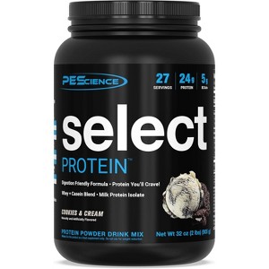 PEScience Select Protein Powder Cookies N' Cream, 32 Oz - 1 of 4