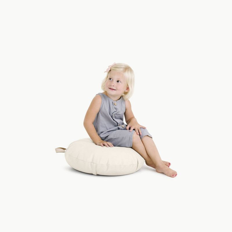 Gathre Mini Circle Kids&#39; Floor Cushion Ivory, 2 of 4