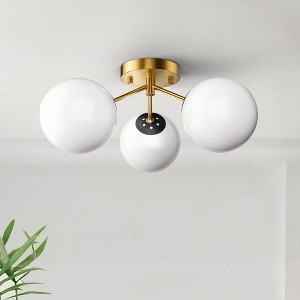 Maxax 17" Crystal Globe Ceiling Light - 1 of 4