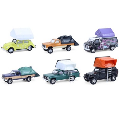 "The Great Outdoors" Series 4 Set of 6 pieces 1/64 Scale Diecast Model Cars by Greenlight