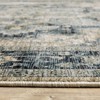Arya Center Medallion Indoor Area Rug Blue/Tan - Captiv8e Designs - 4 of 4