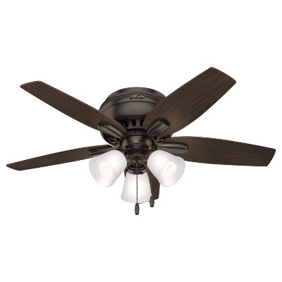 42" Premier Bronze Low Profile Ceiling Fan with LED Light Kit