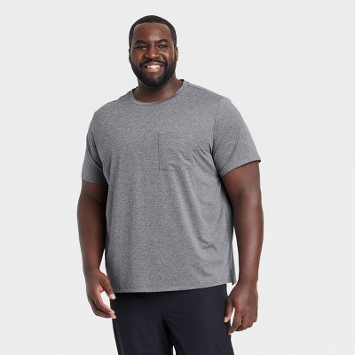 Men's Big Elevated Premium T-Shirt - All In Motion™ Heathered Gray 3XL