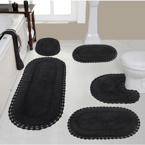  Home Weavers Hampton Crochet Reversible Bathmat 100