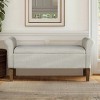 CAVINAS Storage Bench Ottoman with Storage Upholstered Ottoman Bench - 4 of 4