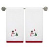 Avanti Winter Snowman 2-Pack Hand Towel Set - 3 of 3