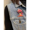 Wrapables Acrylic Fashion Brooch Pin for Sweaters, Coats, Scarves, and Bags, Bowknot Pink - 3 of 3