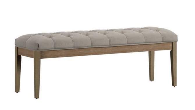 Beechhurst Button Tufted Bench Wood - Inspire Q, 2 of 16, play video