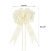 Unique Bargains Large Pull Bow Bright Elegant Gift Wrapping Bows for Wedding 20 Pcs - 2 of 4