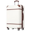 3-Piece Hardshell Luggage Set,Lightweight Expandable Suitcase Sets Includes Double Spinner 28In,Travel Duffel Bag, Toiletry Bag-Cuddlewood - 3 of 4