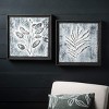 Sullivans 16.75" Raised Leaf Metal Wall Decor Set of 2 - 3 of 3