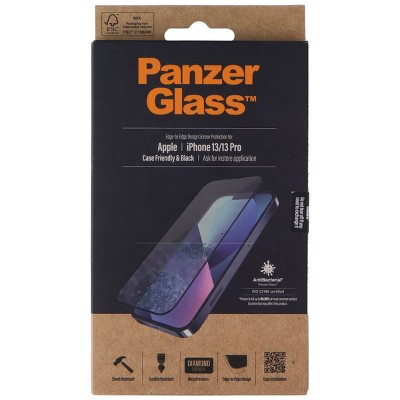 PanzerGlass Case Friendly Screen Protector for Apple iPhone 13/13 Pro - Black
