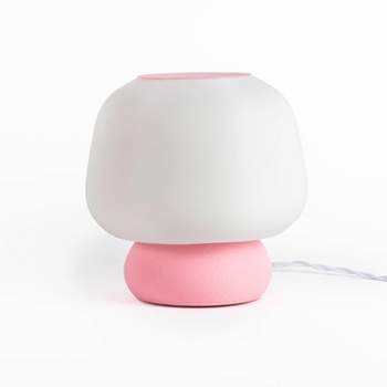 10" Mushroom Modern Classic Plant-Based PLA 3D Printed Dimmable LED Table Lamp - JONATHAN Y