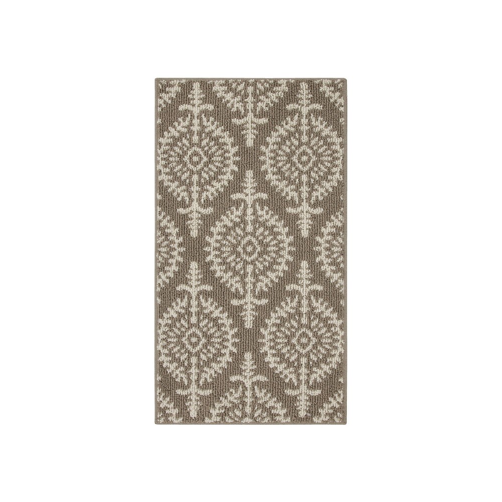 1'8inX2'10in Paisley Tufted Accent Rugs Gray - Threshold™