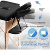 SereneLife Portable Folding Massage Table with Carrying Case - Black - 3 of 4