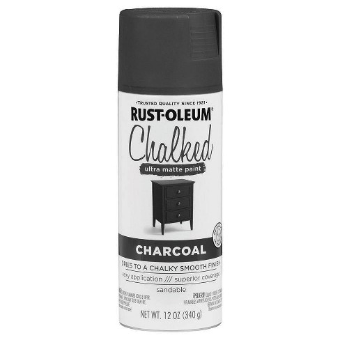 Rust Oleum 12oz Chalked Spray Paint Black Target