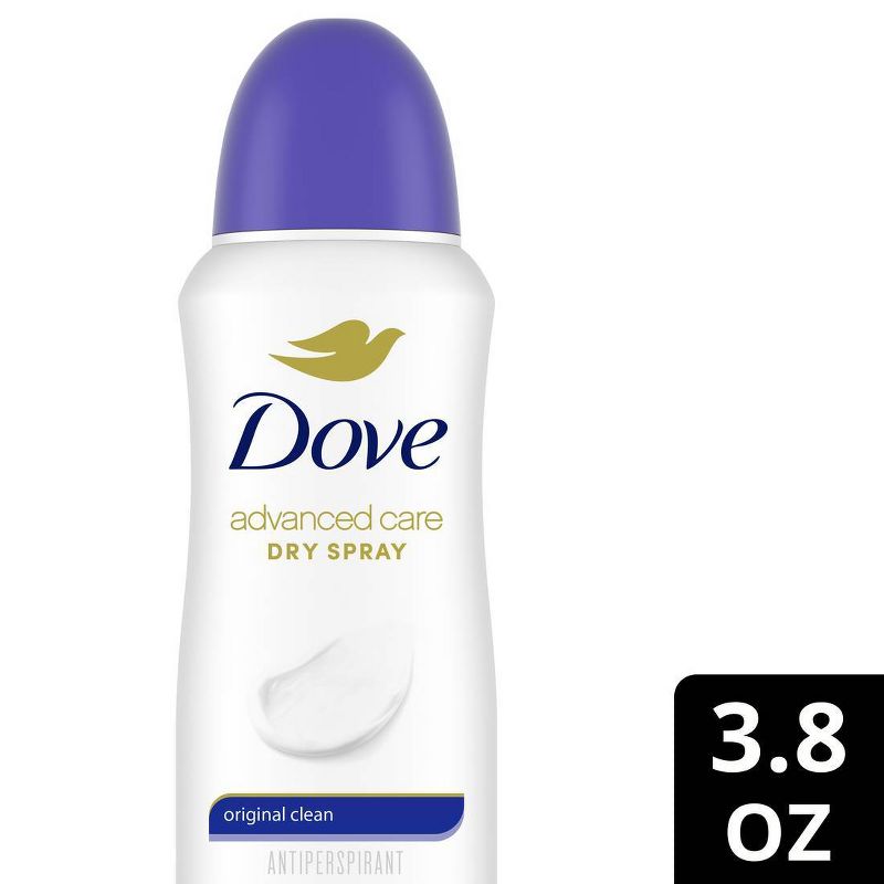 Dove Beauty Original Clean 48-Hour Antiperspirant &#38; Deodorant Dry Spray - 3.8oz, 1 of 12