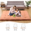 Nasitip Futon Mattress, Japanese Floor Mattress Floor Mat, Foldable Tatami Mattress Roll Up Floor Bed Mattress for House Guest Camping Dorm - 3 of 4