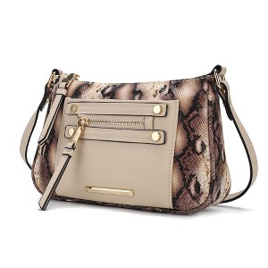 MKF Collection Essie Snake embossed Crossbody by Mia K - 1 of 4