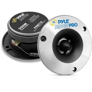 3.75" Bullet Titanium Horn Tweeter for Enhanced Sound Quality with 150W RMS, 300W Peak, 1" Super Tweeter - 1 of 4