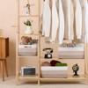 Aoibox Large Storage Baskets for Shelves Woven Rope Organizer Bins for Closet Clothes Blankets Toys 17x13x7.5 2 Pack - 3 of 4
