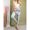Women's Elastic Waist Tie Dye Jogger Pants - ee:some - 3 of 4
