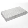 Bacati - Houndstooth Gray Muslin 3 pc Toddler Bed Sheet Set 100 pecent cotton - 4 of 4